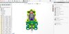 Custom Motorized Kinetic Assembly — Full SolidWorks Simulation design by andrewe