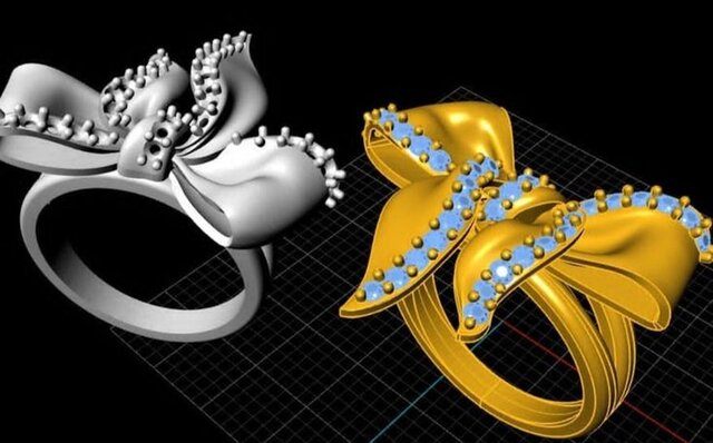 3D Ring Modeling and Jewelry CAD Design – image 7 of 9