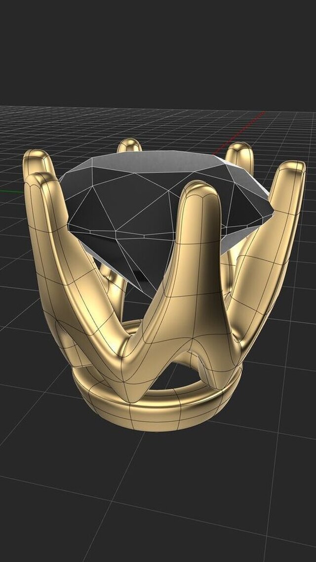 3D Ring Modeling and Jewelry CAD Design – image 3 of 9