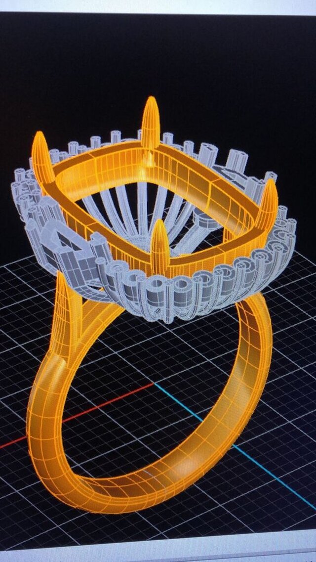 3D Ring Modeling and Jewelry CAD Design – image 8 of 9