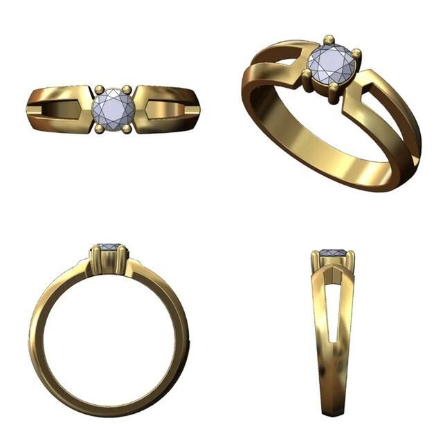3D Ring Modeling and Jewelry CAD Design – image 4 of 9