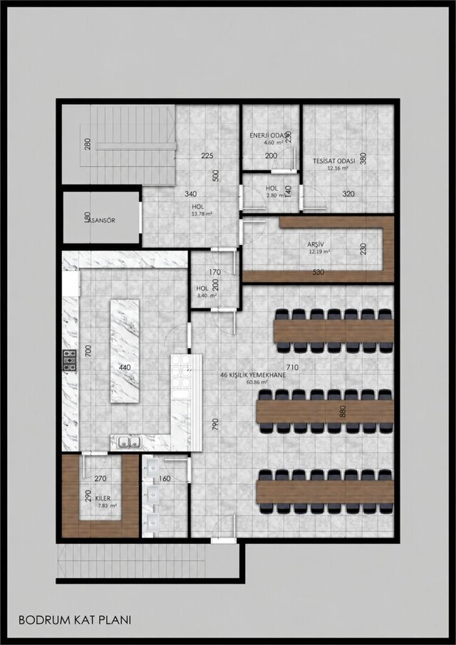 Multi-Level Building | Colored Plan Set – image 6 of 6