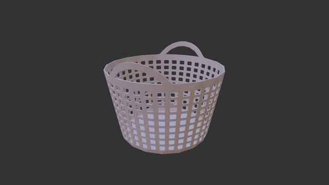 3D model of Plastic basket