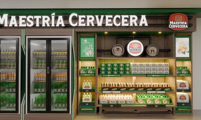 3D model of Maestría Cervecera Retail Fixture