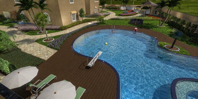 3D Landscape, Hardscape, Swimming Pool and Water Features Design – image 9 of 25