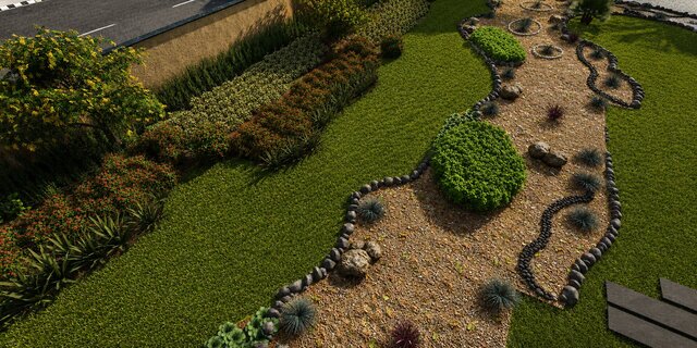 3D Landscape, Hardscape, Swimming Pool and Water Features Design – image 18 of 25