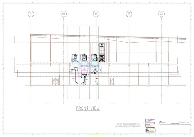 3D model of Industrial Equipment Layout – General Arrangement (GA) Drawing