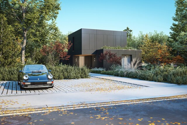 3D model of CS House - Architectural Conceptualization & Photorealistic Rendering