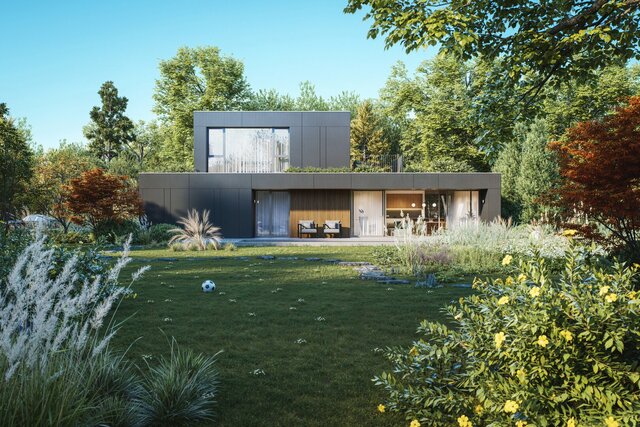 3D model of CS House - Architectural Conceptualization & Photorealistic Rendering