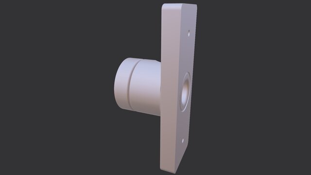 Custom 180° Rotating TV Mount Mechanism with Internal Cable Routing – image 3 of 3