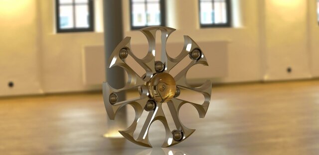 Spinner | 3D model | SolidWorks Design
