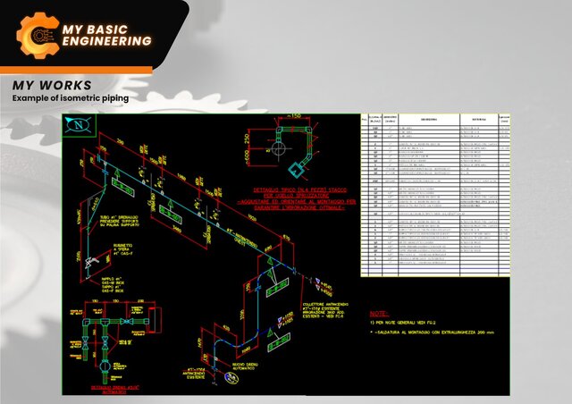 Example of Piping Isometrics – image 2 of 2
