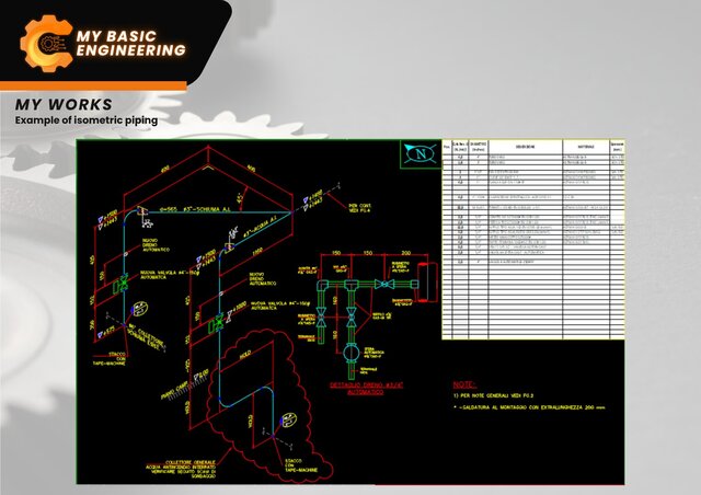 Example of Piping Isometrics – image 1 of 2