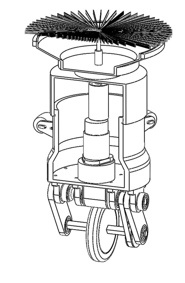 Chimney Cleaning Device – Mechanical Design & SolidWorks CAD – image 5 of 5