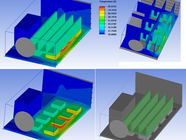 3D model of Electronic Enclosure& Heat Sink Design: Thermal Management: Ansys ICEPAK & StarCCM+