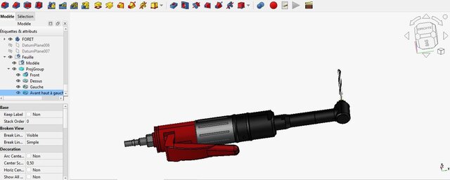 3D model of Modeling of a Pneumatic Engraving Tool 3D CAD