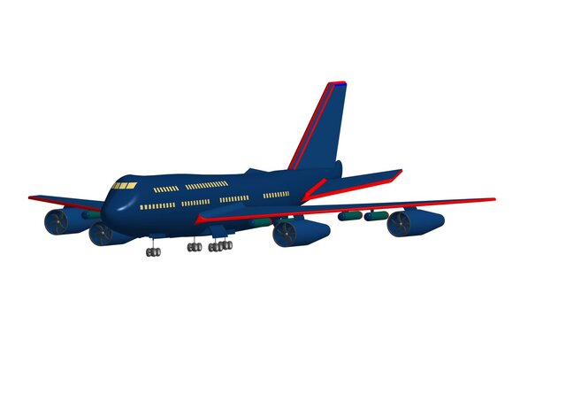 Boeing 747 Aircraft 3D Model (Onshape Design) – image 5 of 5