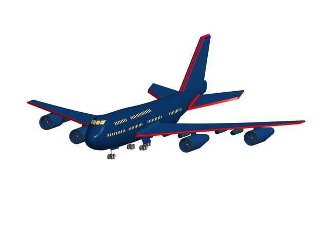 Boeing 747 Aircraft 3D Model (Onshape Design) – image 3 of 5