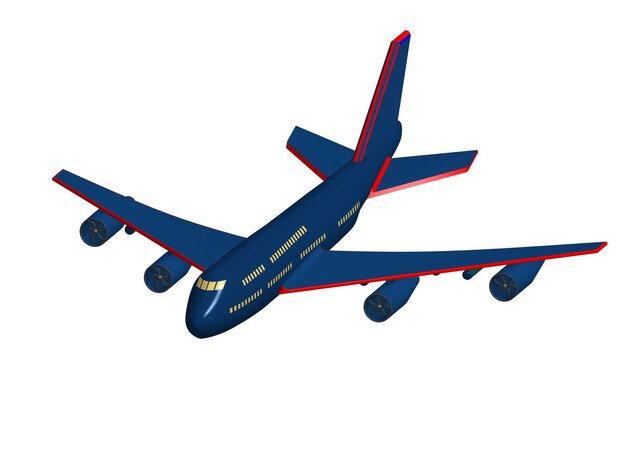 Boeing 747 Aircraft 3D Model (Onshape Design) – image 4 of 5
