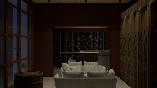 3D model of Default_enoteca_wine_bar