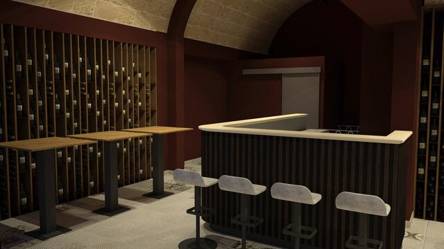 3D model of Default_enoteca_wine_bar