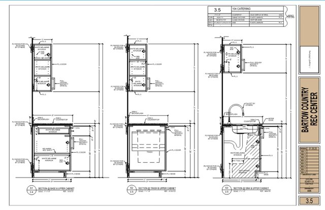 3D model of Millwork detailed shop drawings