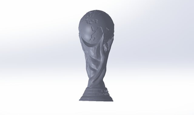3D model of FIFA World Cup Trophy 3D Model – High Detail Ready