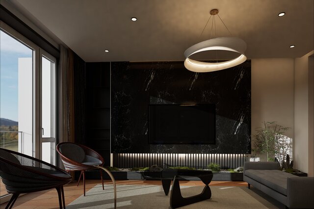 3D model of 3D modeling and rendering