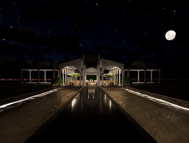 3D model of 3D modeling and rendering