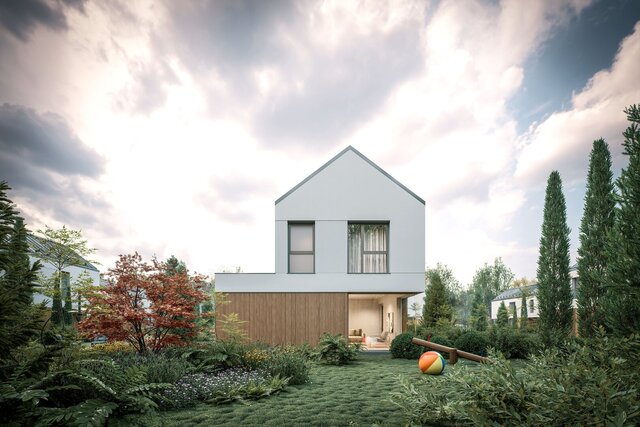 3D model of CT House - Architectural Conceptualization & Photorealistic Rendering
