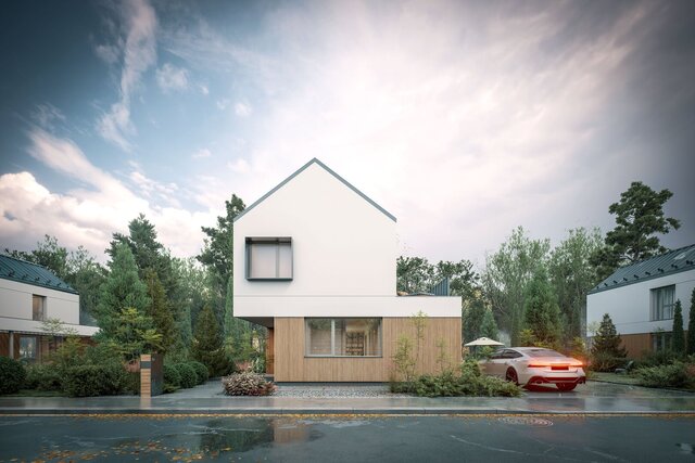 3D model of CT House - Architectural Conceptualization & Photorealistic Rendering