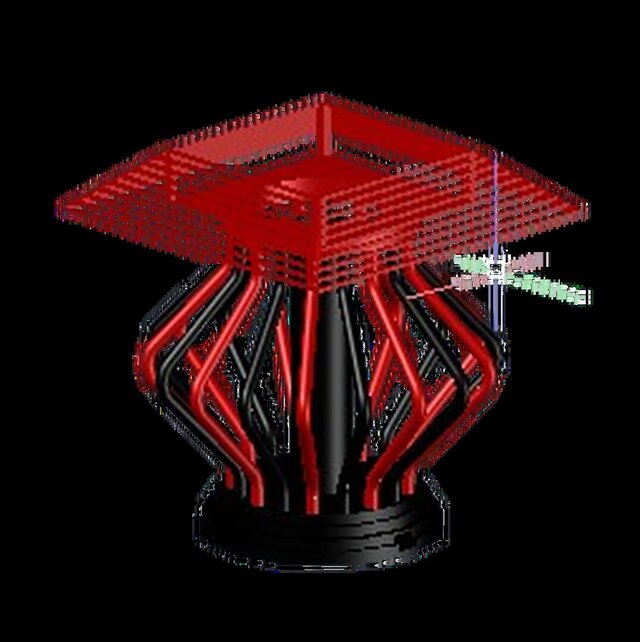 3D model of Sculptural Modern Lamp Concept