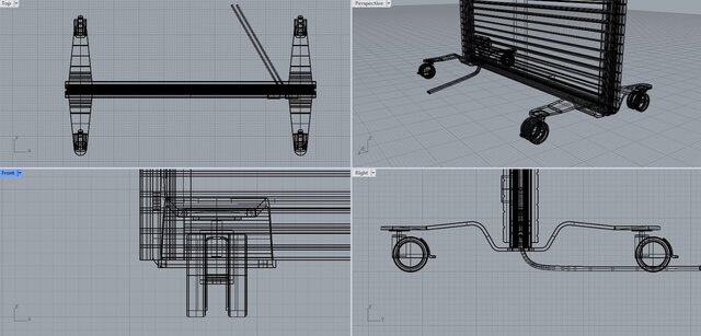 3D model of THEWALL BIRD Mobile Office Series | Technical Development & Global Commercial Visuals