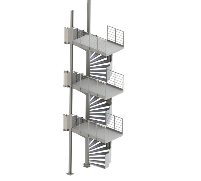 Modern Staircase Detail Drawing – image 5 of 6
