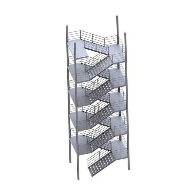 Modern Staircase Detail Drawing – image 6 of 6