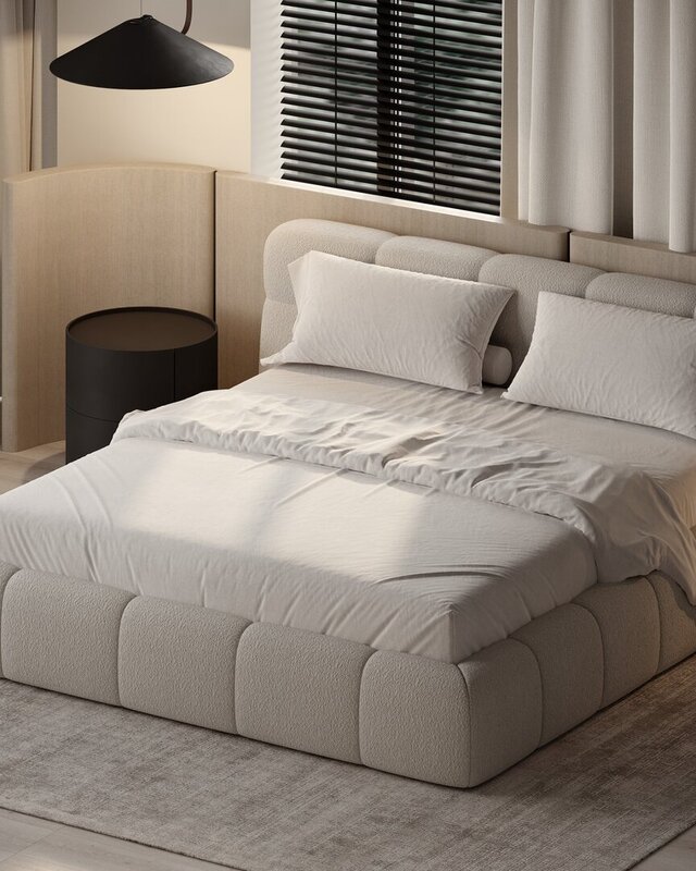 3D Bedroom Interior Design and Rendering – image 4 of 4