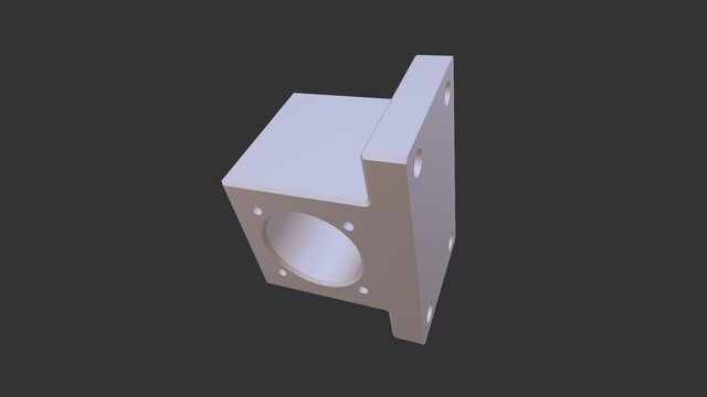3D model of bearing-housing