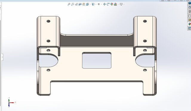 3D model of Precision Sheet Metal Chassis Bracket Design