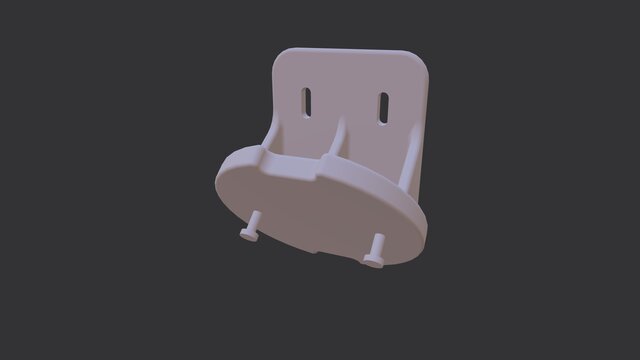 3D model of OneSync Puck Light Adjustable Wall Mount