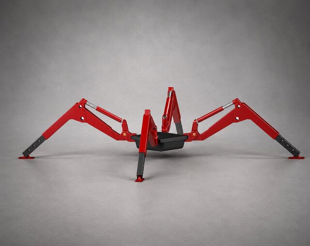 3D model of Military grade Multi terrain Robotic platform