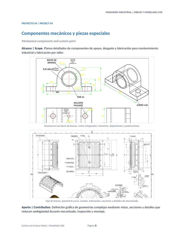 Industrial Mechanical CAD Portfolio – Fabrication Drawings – image 2 of 4