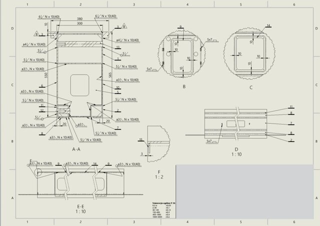 Y-axis beam of the CNC cutting and drilling machine – image 3 of 4