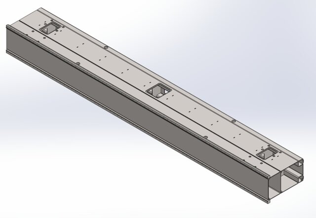 Y-axis beam of the CNC cutting and drilling machine – image 4 of 4