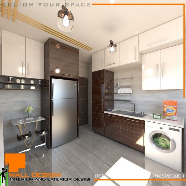 3D model of kitchen