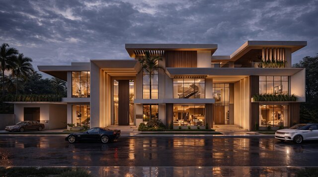 ULTRA MODERN HIGH END LUXURY VILLA RENDERS – image 2 of 8