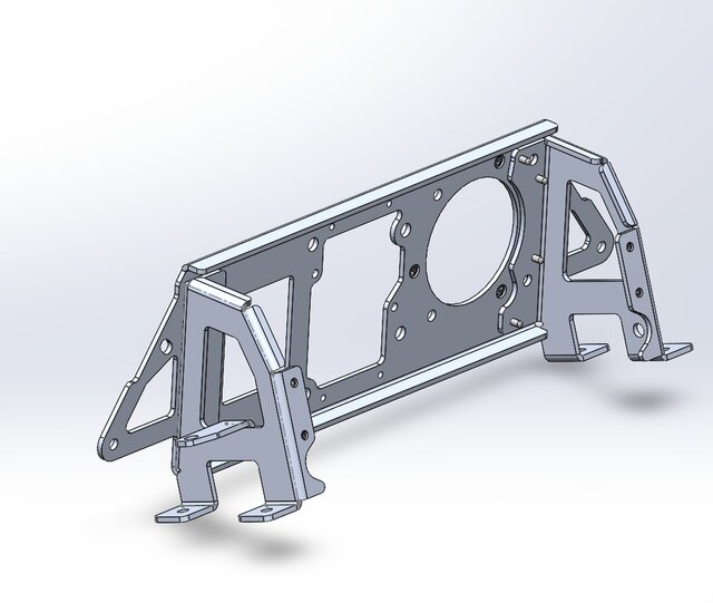 3D model of Sheet Metal Design and Weldments: Modular Steel Structures & Racks