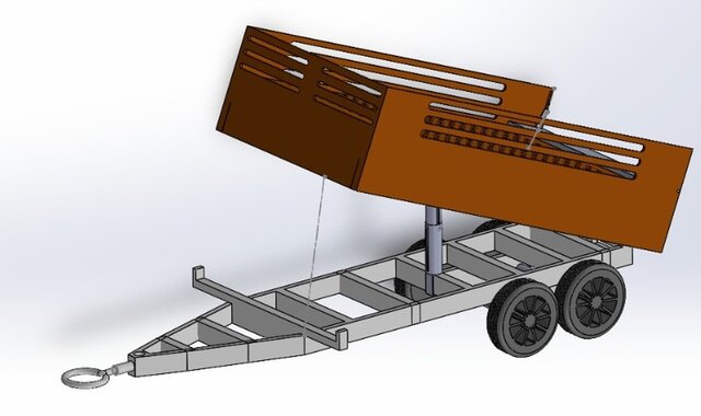 3D model of Sheet Metal Design and Weldments: Modular Steel Structures & Racks