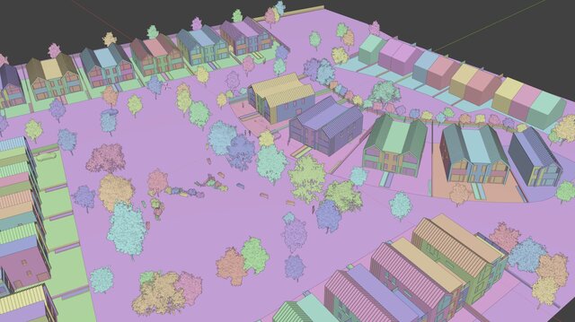 3D model of Urban Housing 3D Renderings