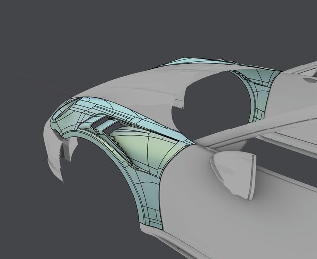 Porsche 911 custom wing – image 3 of 3