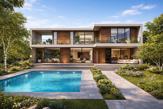 3D model of DETACHED HOUSE DESIGN | VISUALIZATION